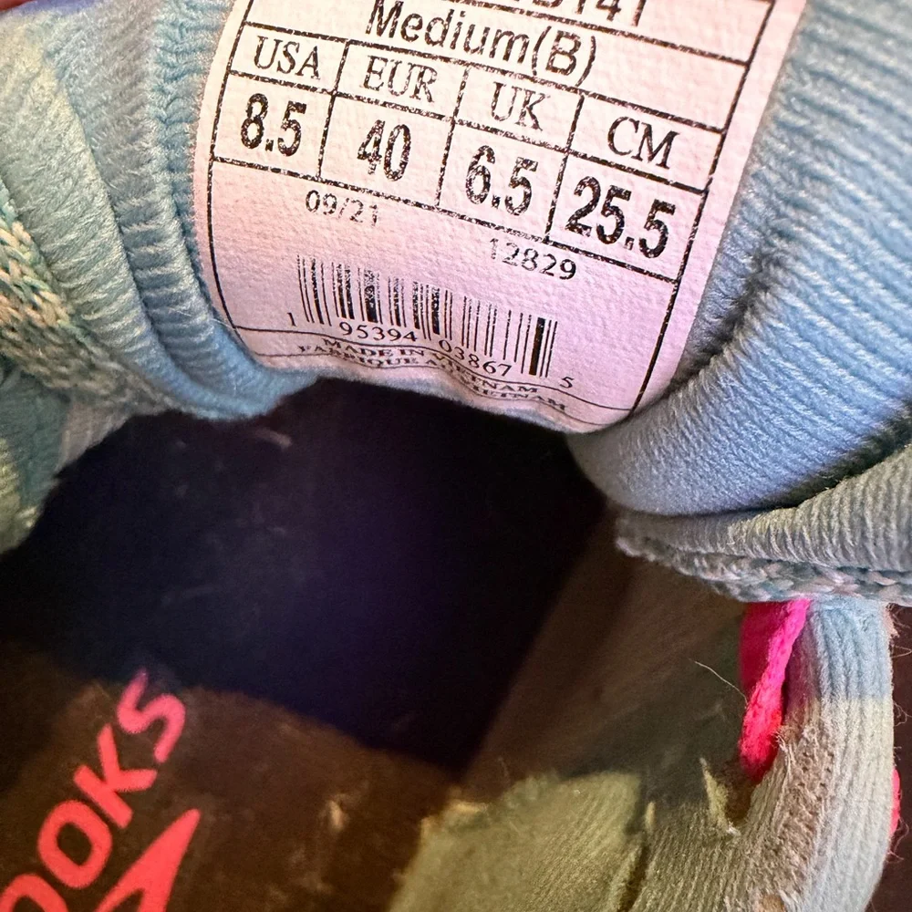 Brooks Women's Running Shoes Ghost 14 size 8.5 - Blue and Pink - Picture 5 of 6